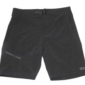 NWOT SAXX Ascender 2N1 Shorts with Built In Ballpark Pouch Gray Men's Size 32